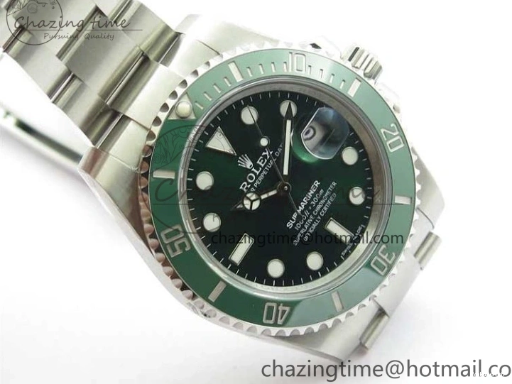 116610 Edition Ceramic Submariner Steel 316L Best Green LV Noob V10.5 1:1 0123